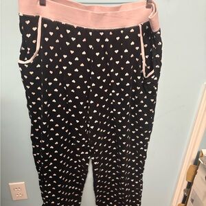 Heart Patterned PJ Bottoms size- 22/24